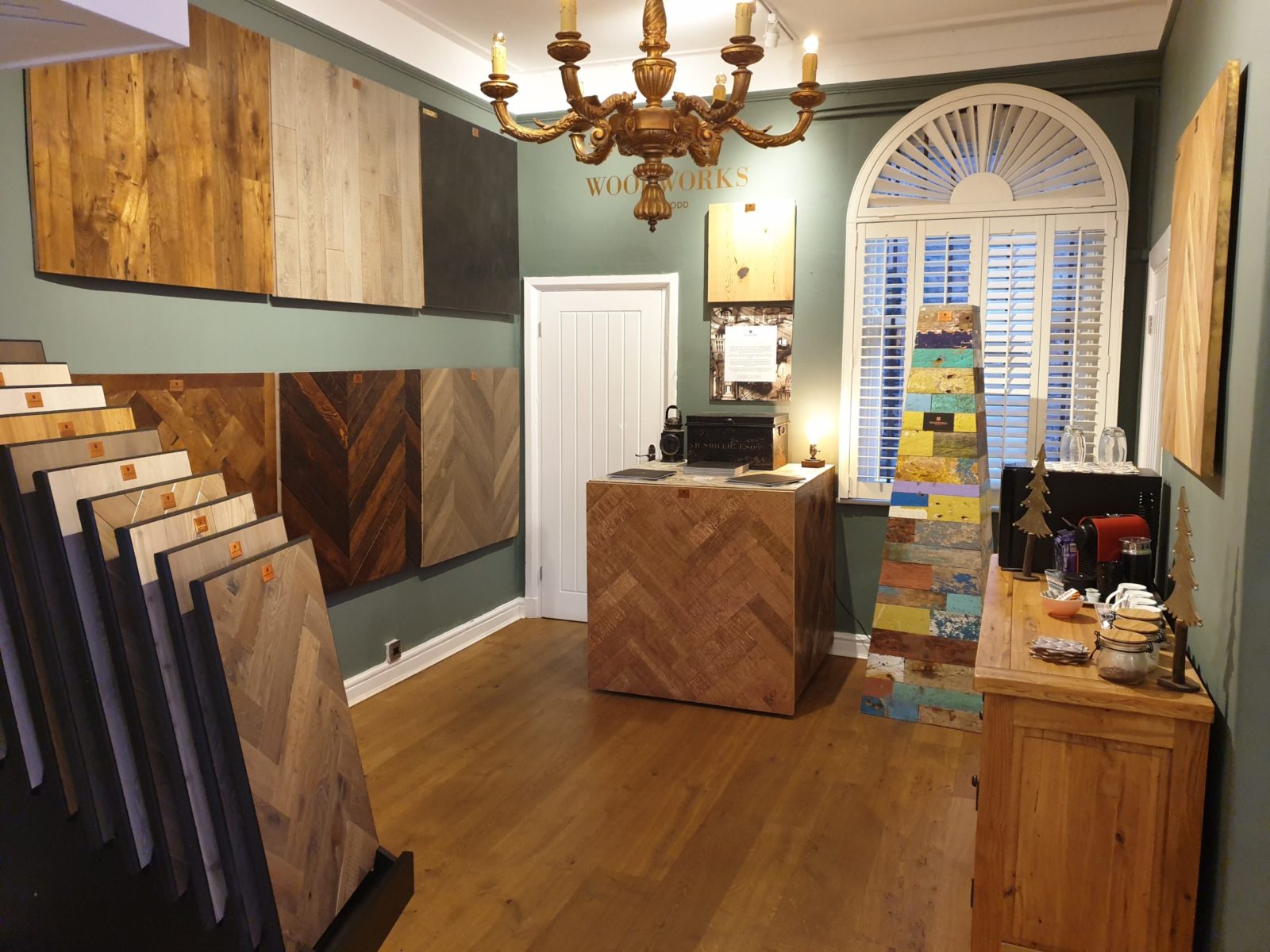 ted todd woodworks showrrom reclaimed flooring